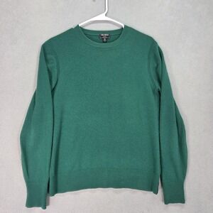 Todd Snyder Sweater Mens XS Green 100% Cashmere Crewneck Knit Pullover Pilly